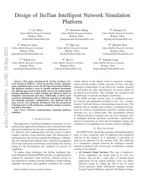 Design of JiuTian Intelligent Network Simulation Platform - 秘塔AI搜索